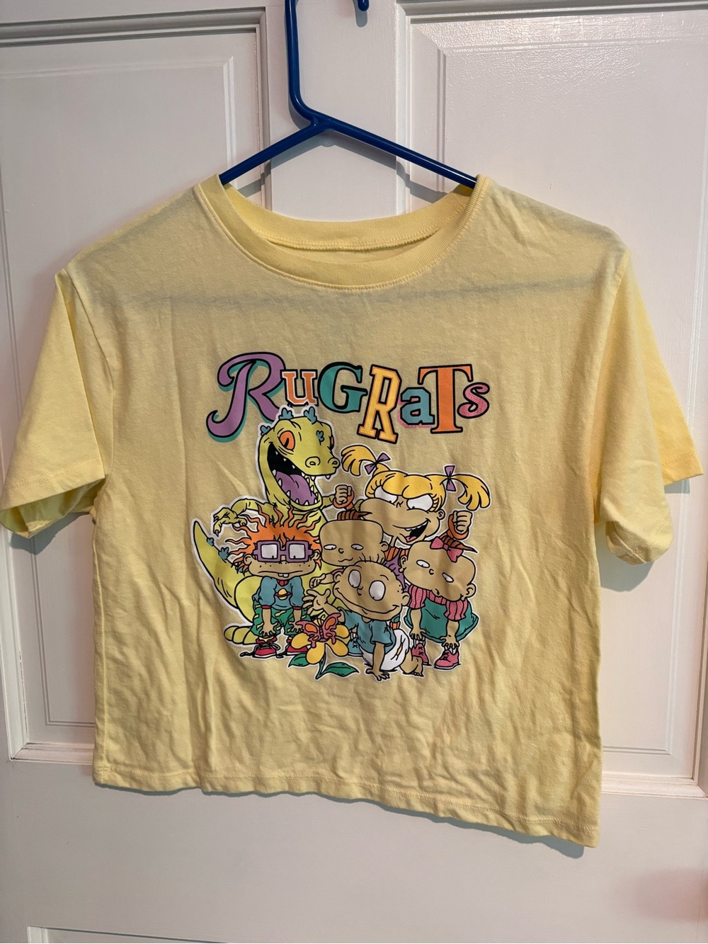 Love Tribe Yellow Rugrats Cartoon Graphic Tee